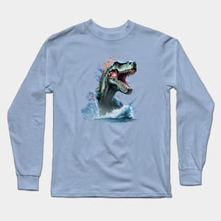 Trex Dinosaur - Tyrannosaurus Rex - Jurassic Era Design Long Sleeve T-Shirt